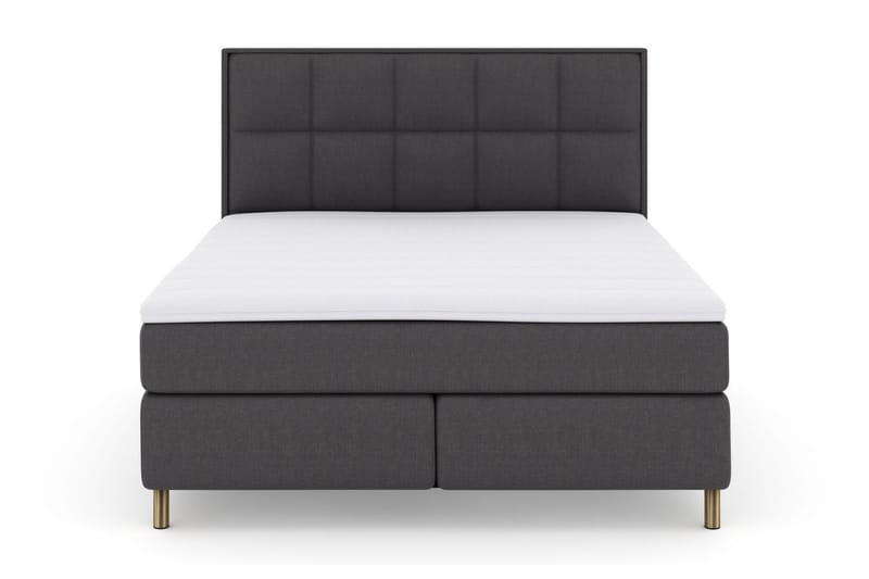 Select No 3 Komplett Sängpaket 180x200 Fast/Medium - Mörkgrå/Koppar - Möbler - Säng - Kontinentalsäng