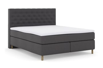 Select No 3 Komplett Sängpaket 180x200 Fast/Medium - Mörkgrå/Koppar - Möbler - Säng - Kontinentalsäng