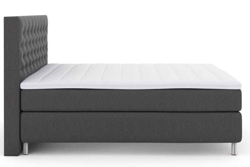 Select No 3 Komplett Sängpaket 180x200 Fast/Medium - Mörkgrå/Metall - Möbler - Säng - Kontinentalsäng