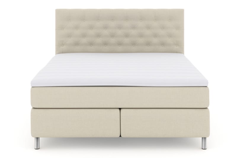 Select No 3 Komplett Sängpaket 180x200 Medium, Beige/Metall