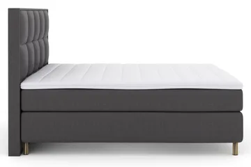 Select No 3 Komplett Sängpaket 180x200 Medium - Mörkgrå/Koppar - Möbler - Säng - Kontinentalsäng
