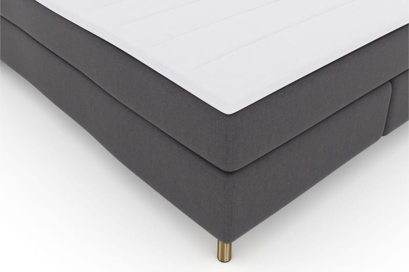 Select No 3 Komplett Sängpaket 180x200 Medium - Mörkgrå/Koppar - Möbler - Säng - Kontinentalsäng