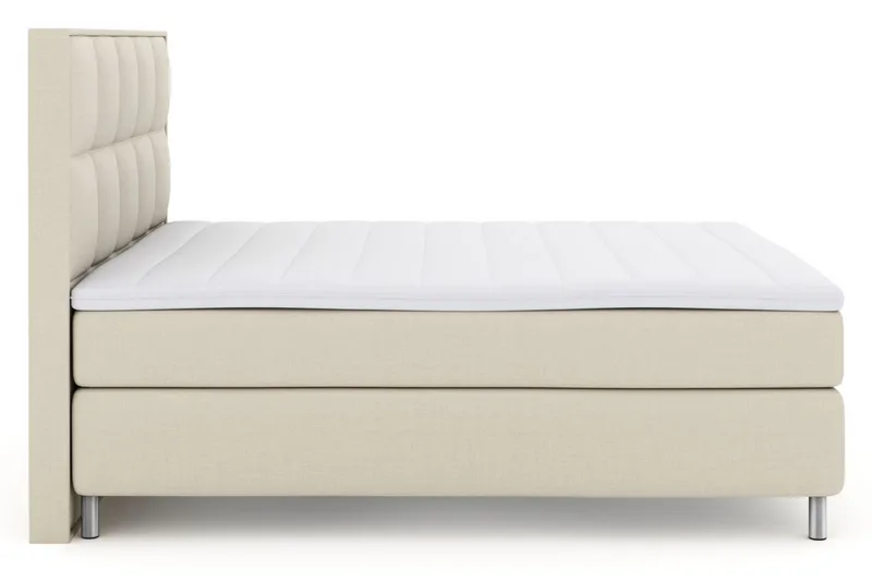 Select No 3 Komplett Sängpaket 210x210 Fast - Beige/Metall - Möbler - Säng - Kontinentalsäng