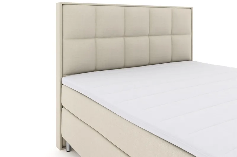 Select No 3 Komplett Sängpaket 210x210 Fast - Beige/Metall - Möbler - Säng - Kontinentalsäng