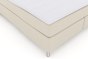 Select No 3 Komplett Sängpaket 210x210 Fast/Medium - Beige/Metall - Möbler - Säng - Kontinentalsäng