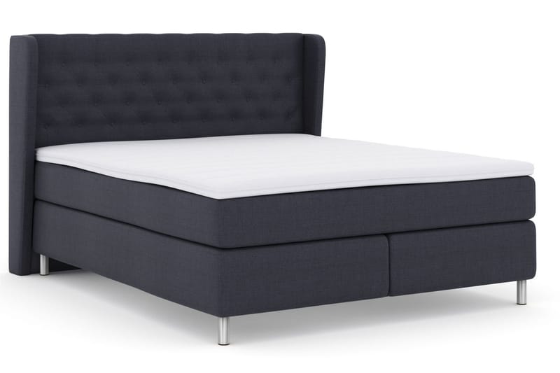 Select No 3 Komplett Sängpaket 210x210 Fast/Medium - Blå/Metall - Möbler - Säng - Kontinentalsäng