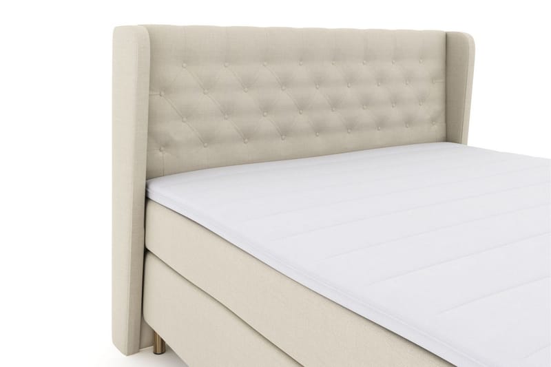 Select No 3 Komplett Sängpaket 210x210 Medium - Beige/Koppar - Möbler - Säng - Kontinentalsäng