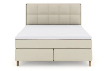 Select No 3 Komplett Sängpaket 210x210 Medium - Beige/Koppar - Möbler - Säng - Kontinentalsäng