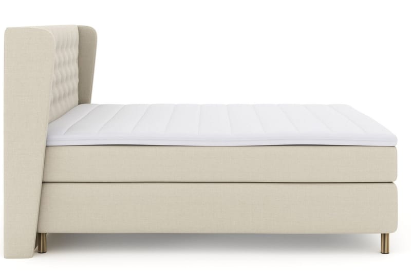 Select No 3 Komplett Sängpaket 210x210 Medium - Beige/Koppar - Möbler - Säng - Kontinentalsäng