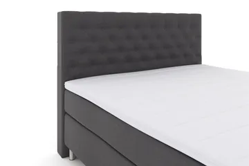 Select No 3 Komplett Sängpaket 210x210 Medium - Mörkgrå/Metall - Möbler - Säng - Kontinentalsäng