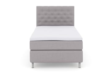 Select No 3 Kontinentalsäng 120x200 Medium - Ljusgrå/Metall - Möbler - Säng - Enkelsäng