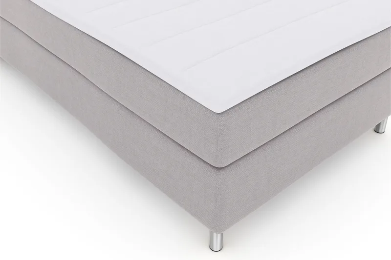 Select No 3 Kontinentalsäng 120x200 Medium - Ljusgrå/Metall - Möbler - Säng - Enkelsäng