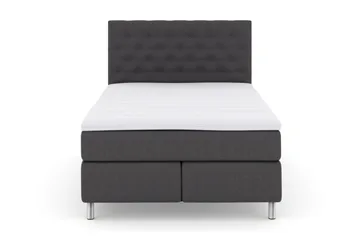 Select No 3 Kontinentalsäng 140x200 Fast - Mörkgrå/Metall - Möbler - Säng - Kontinentalsäng
