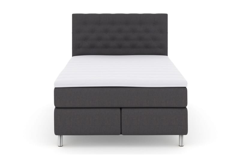 Select No 3 Kontinentalsäng 140x200 Fast - Mörkgrå/Metall - Möbler - Säng - Kontinentalsäng