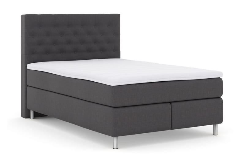 Select No 3 Kontinentalsäng 140x200 Fast - Mörkgrå/Metall - Möbler - Säng - Kontinentalsäng