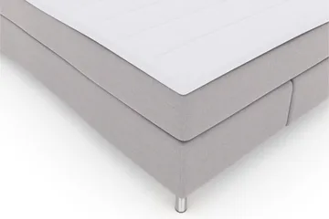 Select No 3 Kontinentalsäng 140x200 Fast/Medium - Ljusgrå/Metall - Möbler - Säng - Kontinentalsäng