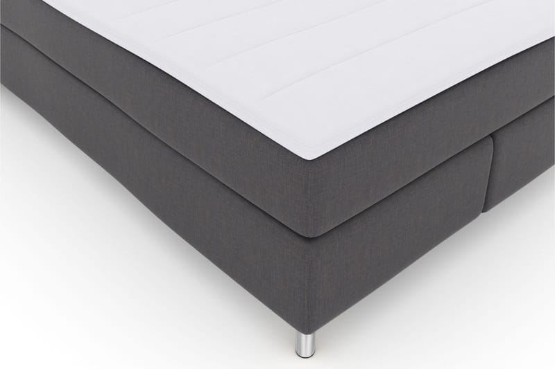 Select No 3 Kontinentalsäng 140x200 Fast/Medium - Mörkgrå/Metall - Möbler - Säng - Kontinentalsäng