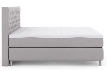 Select No 3 Kontinentalsäng 160x200 Fast - Ljusgrå/Metall - Möbler - Säng - Kontinentalsäng