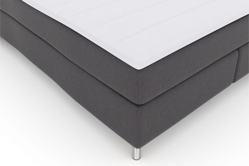 Select No 3 Kontinentalsäng 160x200 Fast - Mörkgrå/Metall - Möbler - Säng - Kontinentalsäng