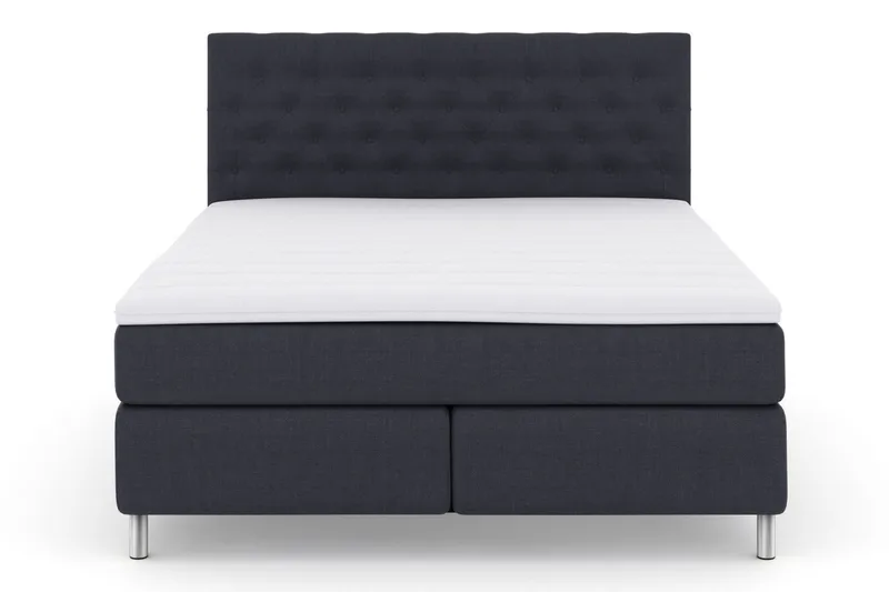 Select No 3 Kontinentalsäng 180x200 Fast/Medium, Blå/Metall