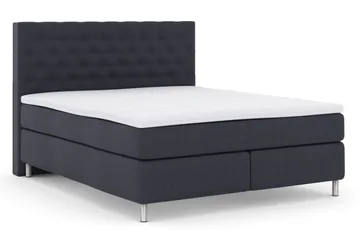 Select No 3 Kontinentalsäng 210x210 Fast - Blå/Metall - Möbler - Säng - Kontinentalsäng