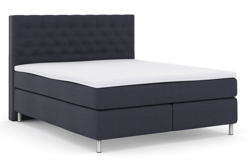 Select No 3 Kontinentalsäng 210x210 Fast - Blå/Metall - Möbler - Säng - Kontinentalsäng