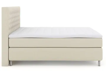Select No 3 Kontinentalsäng 210x210 Fast/Medium - Beige/Metall - Möbler - Säng - Kontinentalsäng