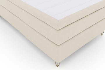 Select No 4 Komplett Sängpaket 120x200 Fast - Beige/Metall V-form - Möbler - Säng - Enkelsäng