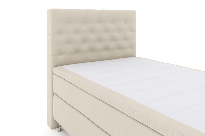 Select No 4 Komplett Sängpaket 120x200 Fast - Beige/Silver - Möbler - Säng - Enkelsäng