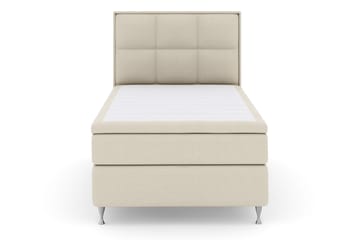 Select No 4 Komplett Sängpaket 120x200 Fast - Beige/Silver - Möbler - Säng - Enkelsäng