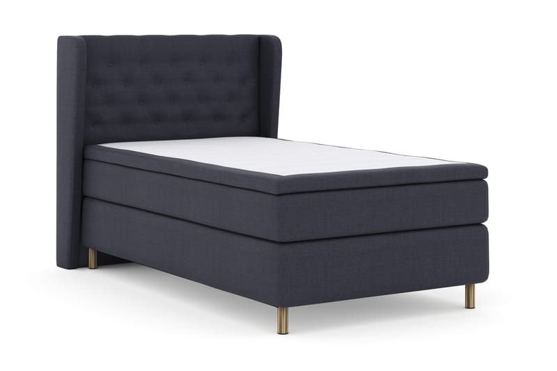 Select No 4 Komplett Sängpaket 120x200 Fast - Blå/Koppar - Möbler - Säng - Enkelsäng