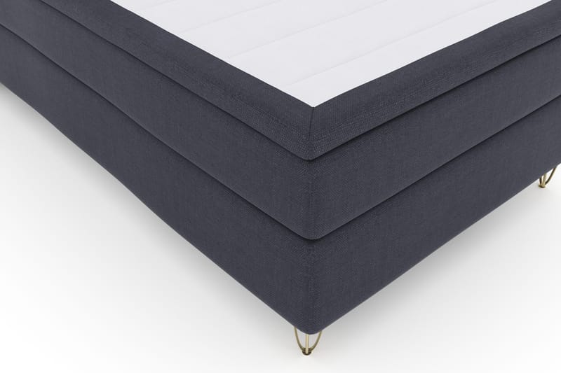 Select No 4 Komplett Sängpaket 120x200 Fast - Blå/Metall V-form - Möbler - Säng - Enkelsäng