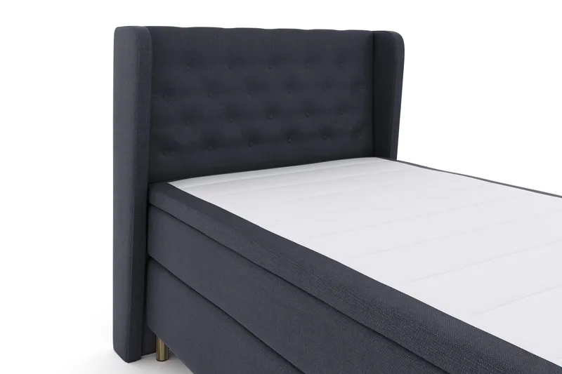 Select No 4 Komplett Sängpaket 120x200 Fast - Blå/Metall - Möbler - Säng - Enkelsäng