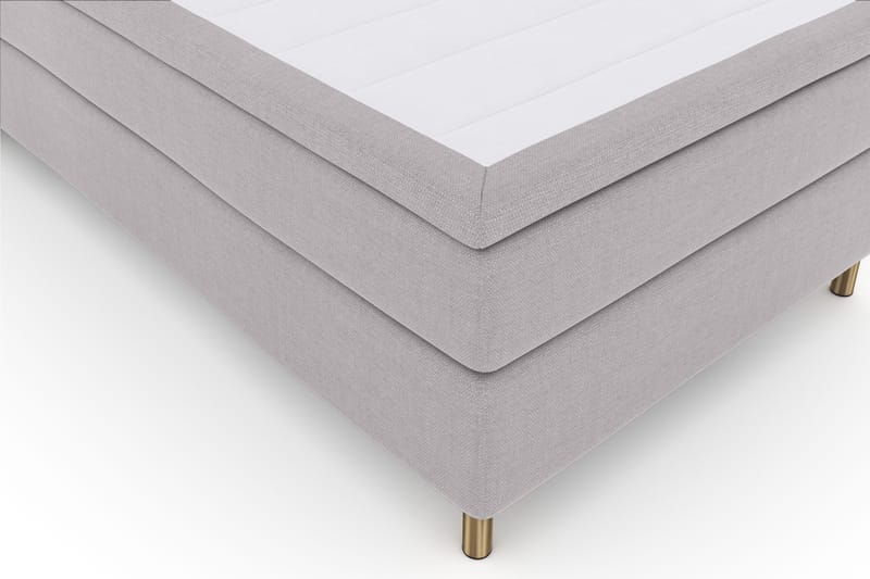 Select No 4 Komplett Sängpaket 120x200 Fast - Ljusgrå/Koppar - Möbler - Säng - Enkelsäng