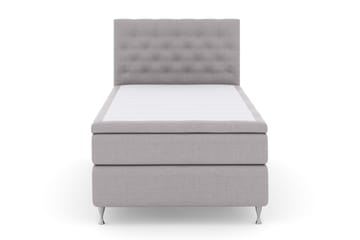Select No 4 Komplett Sängpaket 120x200 Fast - Ljusgrå/Silver - Möbler - Säng - Enkelsäng
