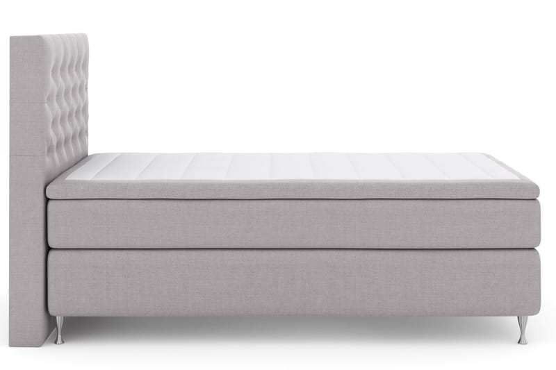 Select No 4 Komplett Sängpaket 120x200 Fast - Ljusgrå/Silver - Möbler - Säng - Enkelsäng