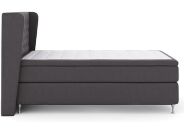 Select No 4 Komplett Sängpaket 120x200 Fast - Mörkgrå/Silver - Möbler - Säng - Enkelsäng