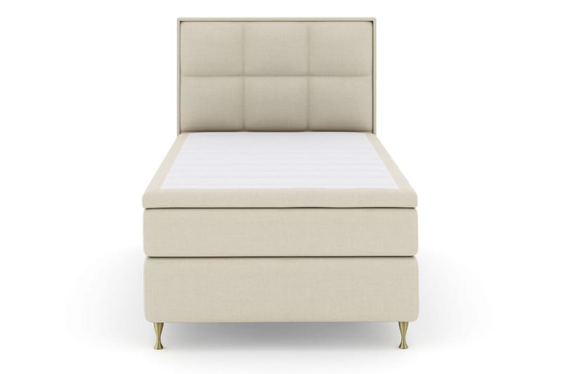 Select No 4 Komplett Sängpaket 120x200 Medium - Beige/Guld - Möbler - Säng - Enkelsäng