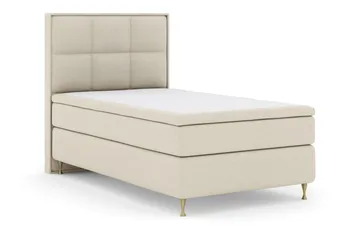 Select No 4 Komplett Sängpaket 120x200 Medium - Beige/Guld - Möbler - Säng - Enkelsäng