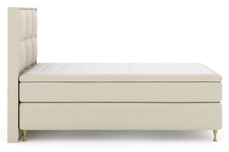 Select No 4 Komplett Sängpaket 120x200 Medium, Beige/Guld