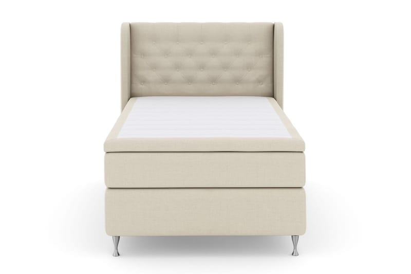 Select No 4 Komplett Sängpaket 120x200 Medium - Beige/Silver - Möbler - Säng - Enkelsäng