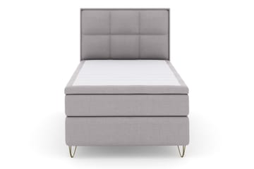 Select No 4 Komplett Sängpaket 120x200 Medium - Ljusgrå/Metall V-form - Möbler - Säng - Enkelsäng