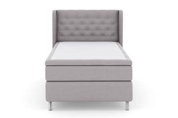 Select No 4 Komplett Sängpaket 120x200 Medium - Ljusgrå/Metall - Möbler - Säng - Enkelsäng