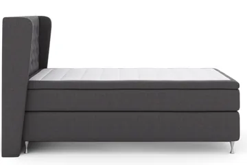 Select No 4 Komplett Sängpaket 120x200 Medium - Mörkgrå/Silver - Möbler - Säng - Enkelsäng