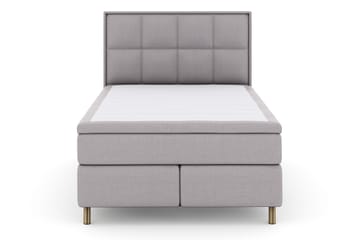 Select No 4 Komplett Sängpaket 140x200 Fast - Ljusgrå/Koppar - Möbler - Säng - Kontinentalsäng