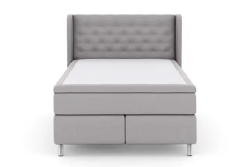 Select No 4 Komplett Sängpaket 140x200 Fast - Ljusgrå/Metall - Möbler - Säng - Kontinentalsäng