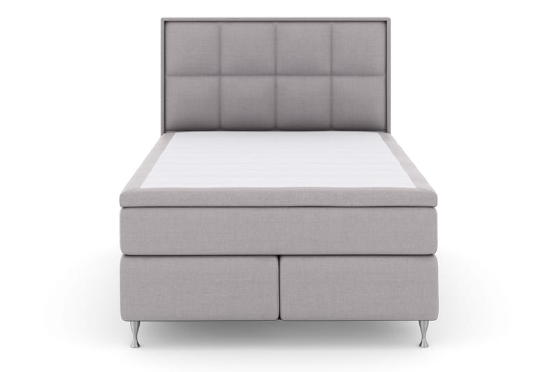 Select No 4 Komplett Sängpaket 140x200 Fast - Ljusgrå/Silver - Möbler - Säng - Kontinentalsäng
