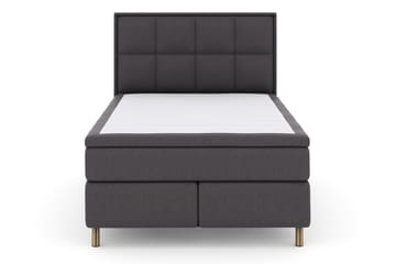 Select No 4 Komplett Sängpaket 140x200 Fast - Mörkgrå/Koppar - Möbler - Säng - Kontinentalsäng