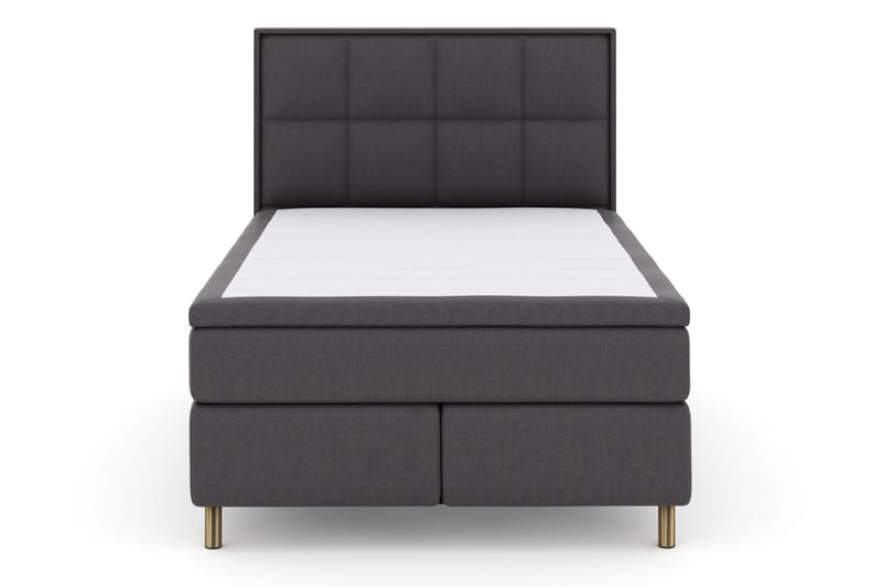 Select No 4 Komplett Sängpaket 140x200 Fast - Mörkgrå/Koppar - Möbler - Säng - Kontinentalsäng