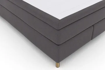 Select No 4 Komplett Sängpaket 140x200 Fast - Mörkgrå/Koppar - Möbler - Säng - Kontinentalsäng